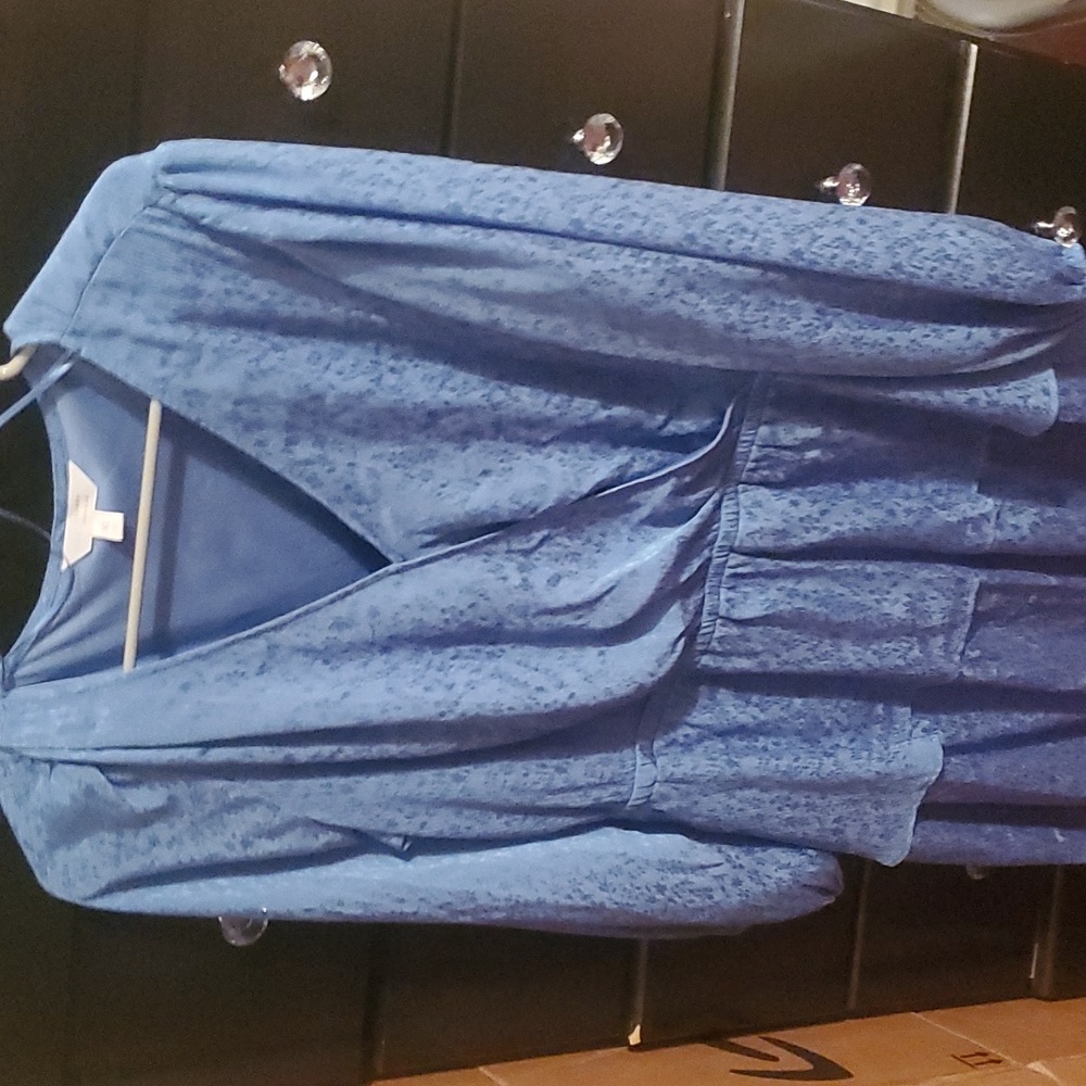 Lauren Conrad blue dress